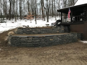 Goshen Stone walls: Chester, MA - RJM Landscaping
